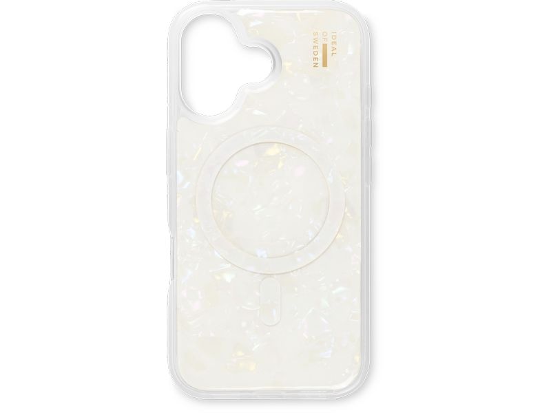 Ideal of Sweden Back Cover iPhone 16 Plus Perlmutt Weiss