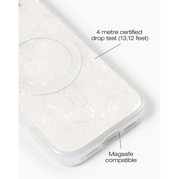 Ideal of Sweden Back Cover iPhone 16 Plus Perlmutt Weiss