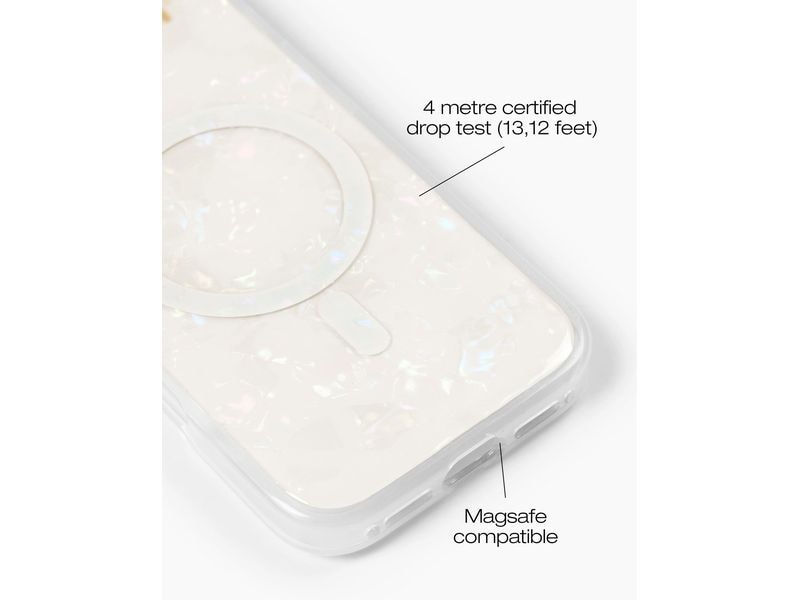 Ideal of Sweden Back Cover iPhone 16 Plus Perlmutt Weiss