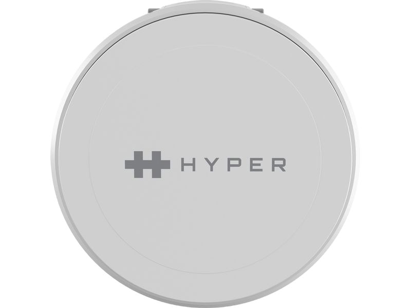 HYPER Wireless Charger Qi2 2-in-1, Weiss