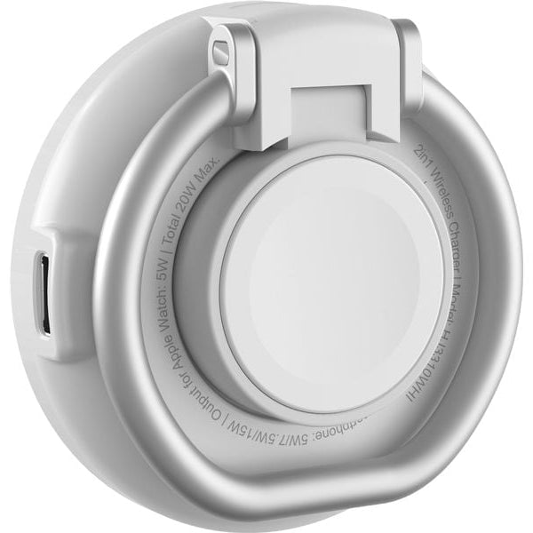 HYPER Wireless Charger Qi2 2-in-1, Weiss