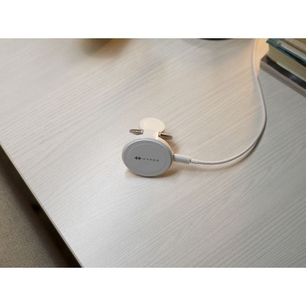 HYPER Wireless Charger Qi2 2-in-1, Weiss