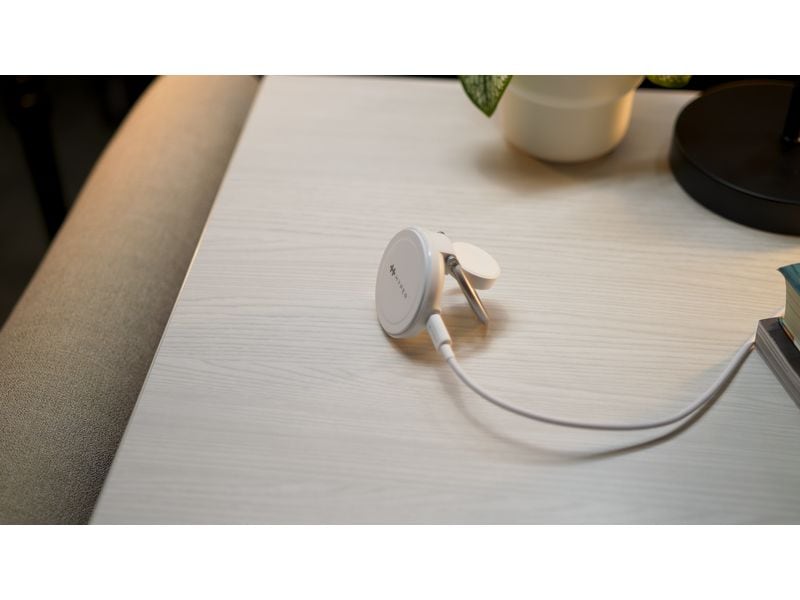HYPER Wireless Charger Qi2 2-in-1, Weiss