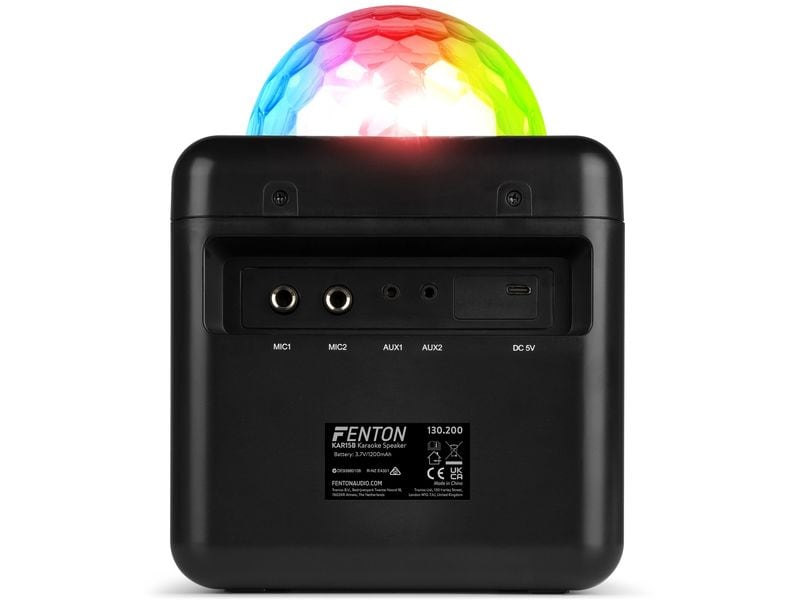 Fenton Lautsprecher KAR15B mit 2 Mikrofonen