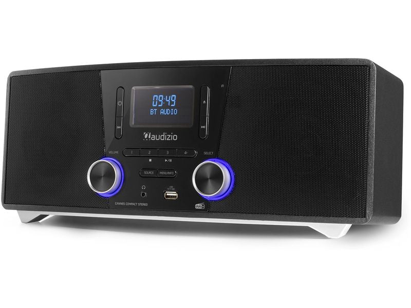 Audizio Micro-HiFi Anlage Cannes Schwarz