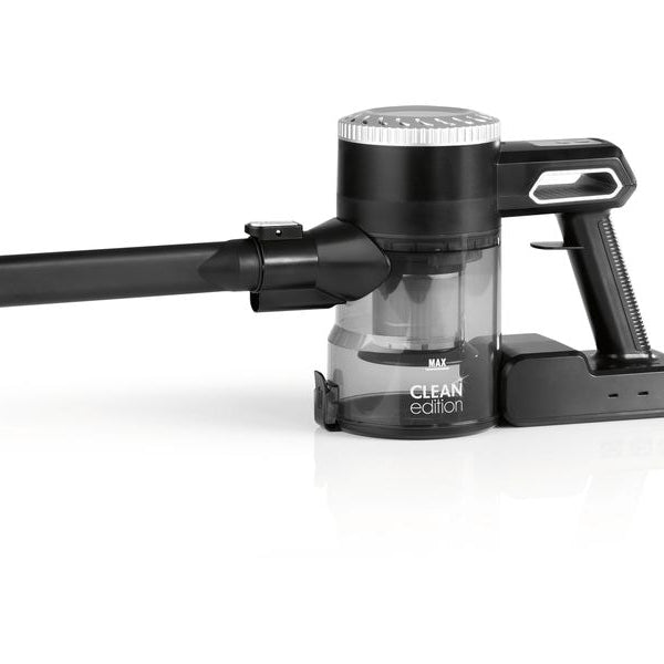 CLEANmaxx Akku-Hand- und Stielsauger Clean Edition Schwarz/Silber
