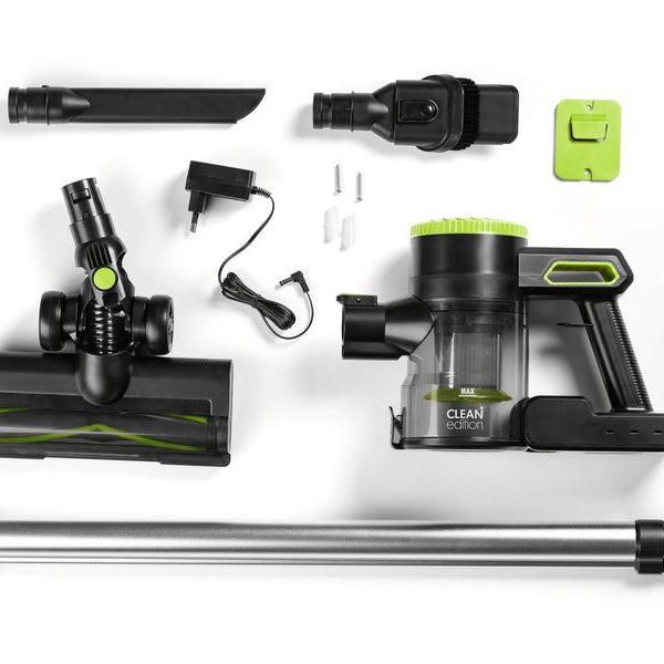 CLEANmaxx Akku-Hand- und Stielsauger Clean Edition Grün/Schwarz