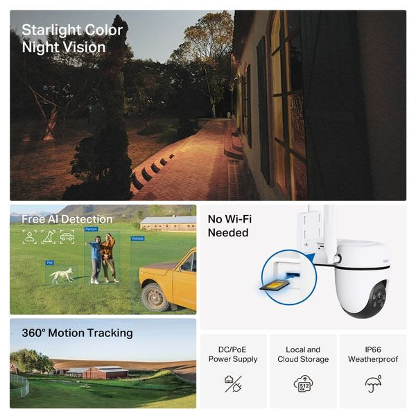 TP-Link Netzwerkkamera Tapo C501GW