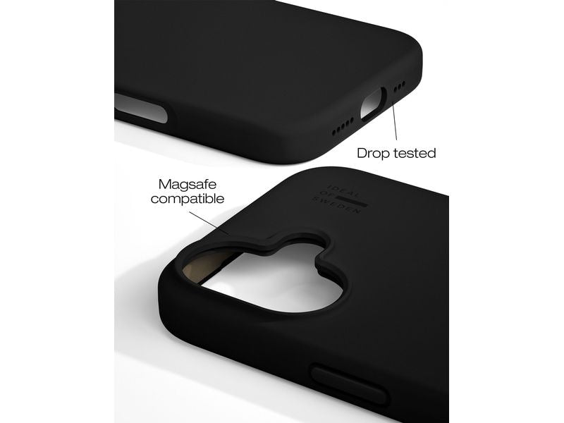 Ideal of Sweden Back Cover Silicone iPhone 16 Plus Schwarz