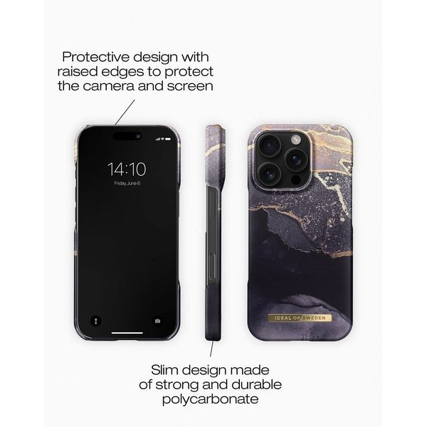 Ideal of Sweden Back Cover iPhone 16 Pro Golden Twilight Marble