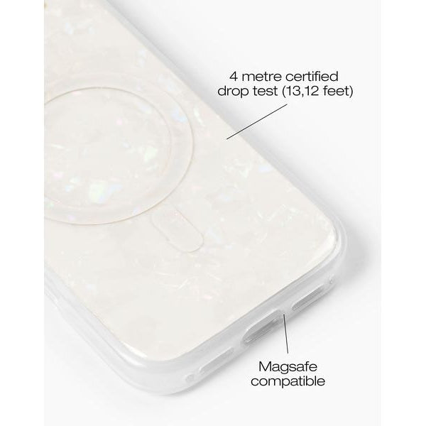 Ideal of Sweden Back Cover iPhone 16 Pro Perlmutt Weiss