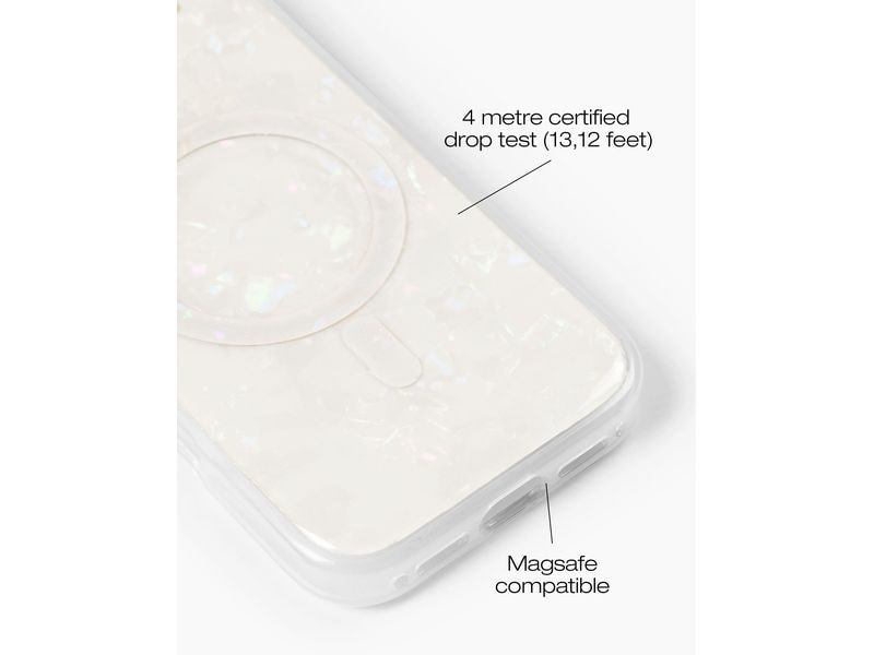 Ideal of Sweden Back Cover iPhone 16 Pro Perlmutt Weiss