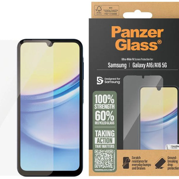 Panzerglass Displayschutz Ultra wide Fit Galaxy A16 / A16 5G