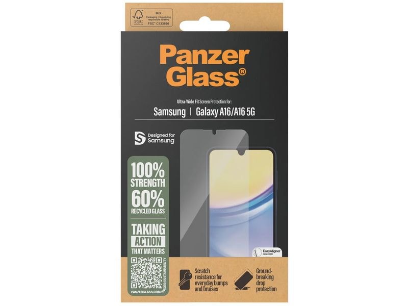 Panzerglass Displayschutz Ultra wide Fit Galaxy A16 / A16 5G