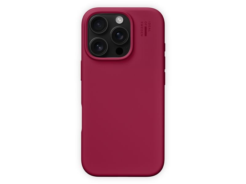 Ideal of Sweden Back Cover Silicone iPhone 16 Pro Cranberry
