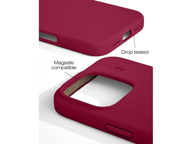 Ideal of Sweden Back Cover Silicone iPhone 16 Pro Cranberry
