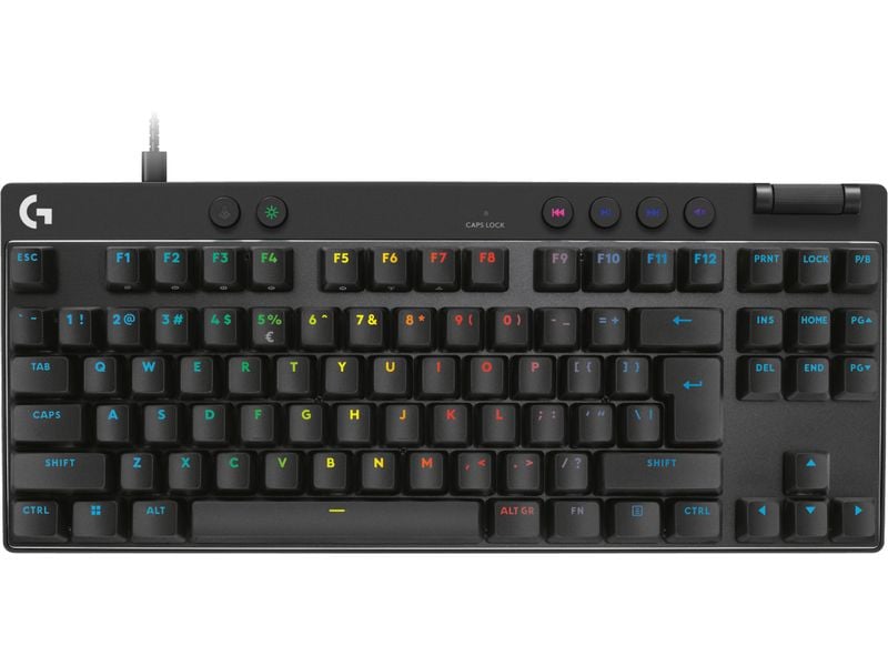Logitech Gaming-Tastatur Pro X TKL Rapid Schwarz