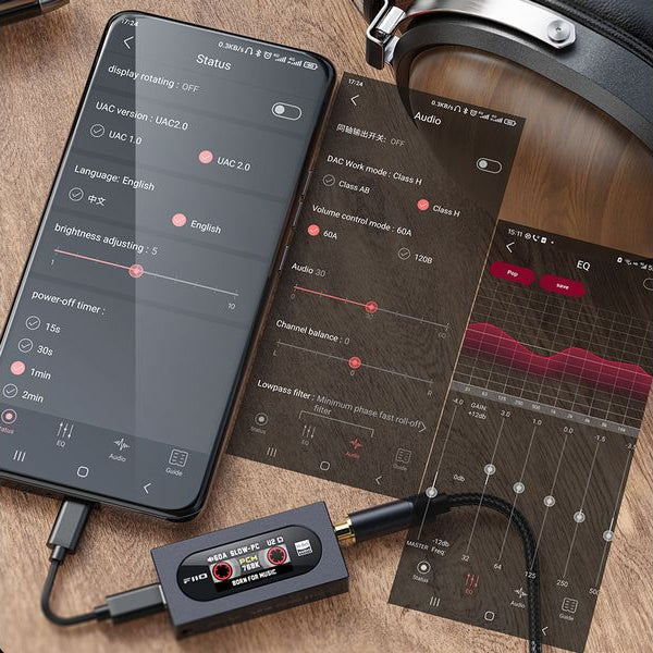 FiiO Kopfhörerverstärker & USB-DAC KA15 Schwarz