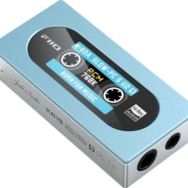 FiiO Kopfhörerverstärker & USB-DAC KA15 Blau/Silber