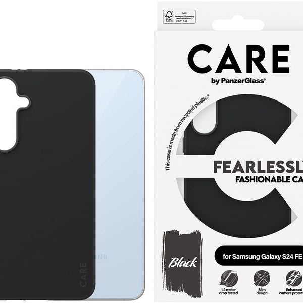 CARE Back Cover Fashion Galaxy S24 FE Schwarz