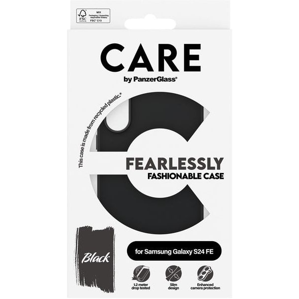 CARE Back Cover Fashion Galaxy S24 FE Schwarz