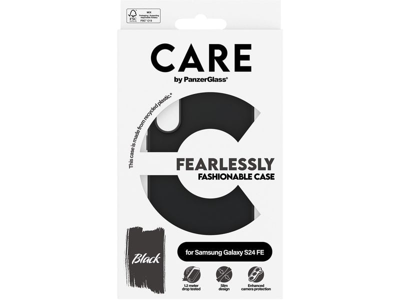 CARE Back Cover Fashion Galaxy S24 FE Schwarz