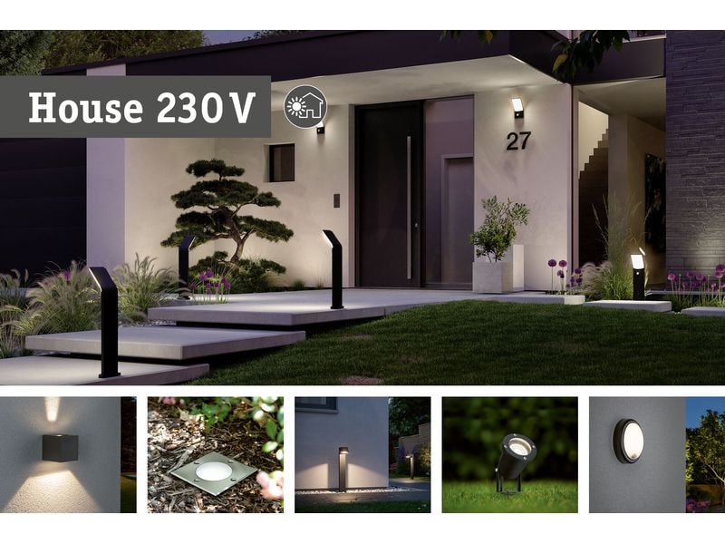 Paulmann LED Aussenwandleuchte Azalena, Smart Home Zigbee 3.0