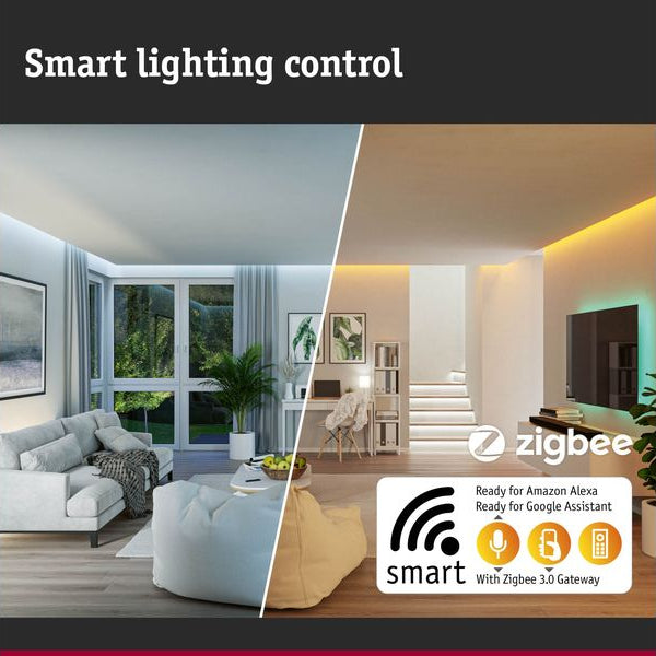 Paulmann LED Aussenwandleuchte Ikosea, Smart Home Zigbee 3.0