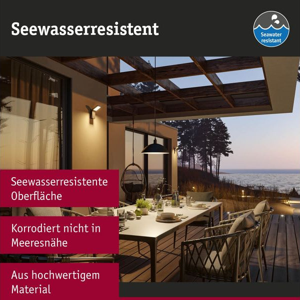 Paulmann LED Aussenwandleuchte Azalena, Smart Home Zigbee 3.0