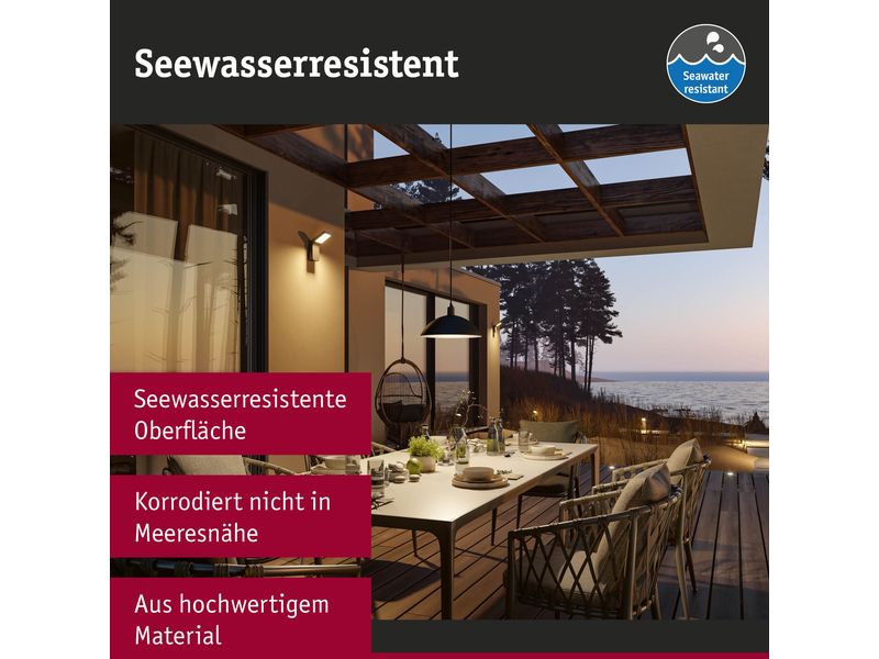 Paulmann LED Aussenwandleuchte Azalena, Smart Home Zigbee 3.0