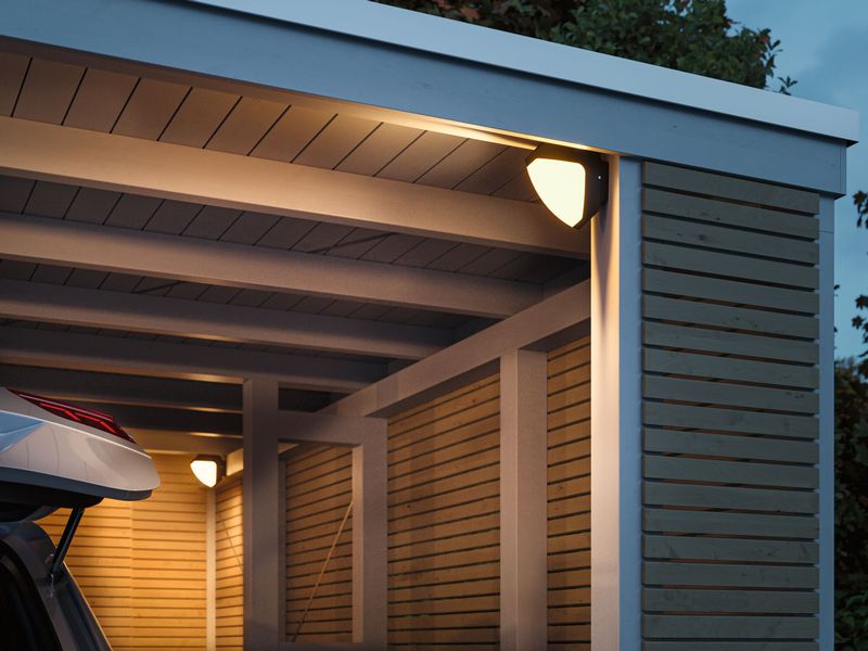 Paulmann LED Aussenwandleuchte Ikosea, Smart Home Zigbee 3.0