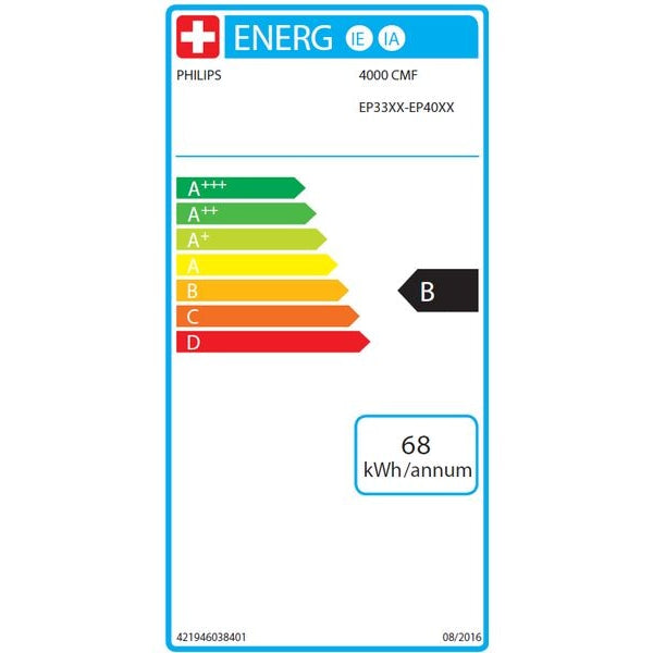 Philips Kaffeevollautomat Series 3300 EP3347 Schwarz