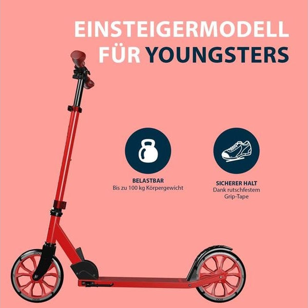 Hudora Scooter Up 200 Rot