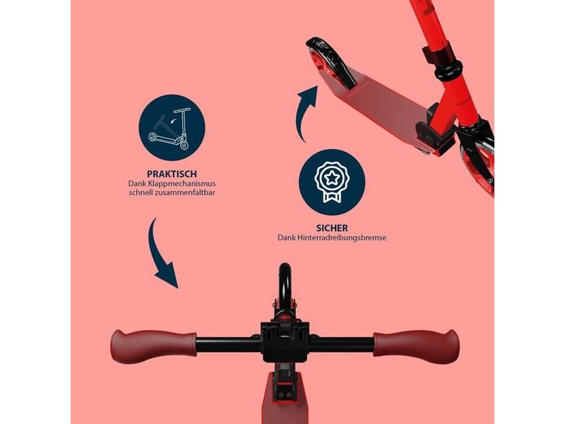 Hudora Scooter Up 200 Rot