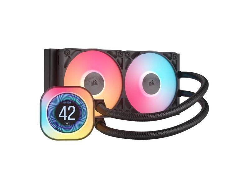 Corsair Wasserkühlung ICUE Titan 240 RX LCD Schwarz