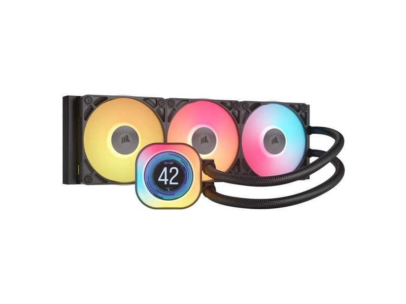 Corsair Wasserkühlung ICUE Titan 360 RX LCD Schwarz