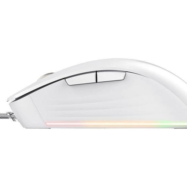 Trust Gaming-Maus GXT924W YBAR+ Weiss