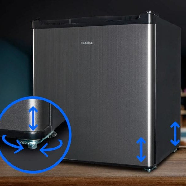 Medion Kühlschrank MD 37724 Grau, Rechts, Wechselbar