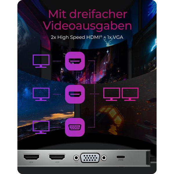 ICY BOX Dockingstation IB-DK2106a-CPD