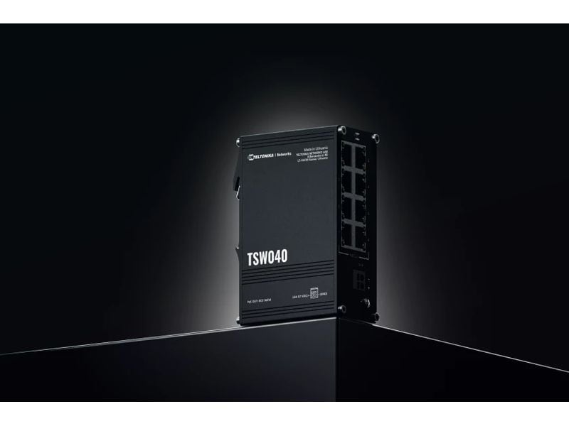 Teltonika Rail PoE+ Switch TSW040 8 Port