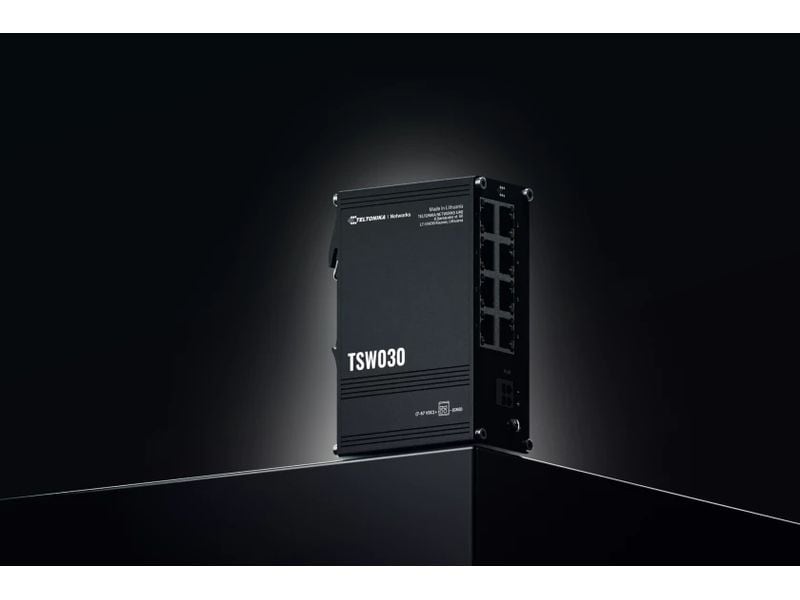 Teltonika Rail Switch TSW030 8 Port