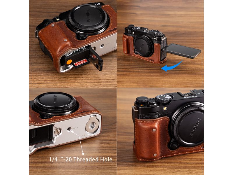 Smallrig Camera Leather Half Case Kit Braun