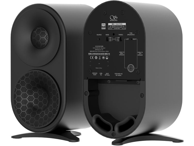 Shanling Regallautsprecher Paar S0 Schwarz
