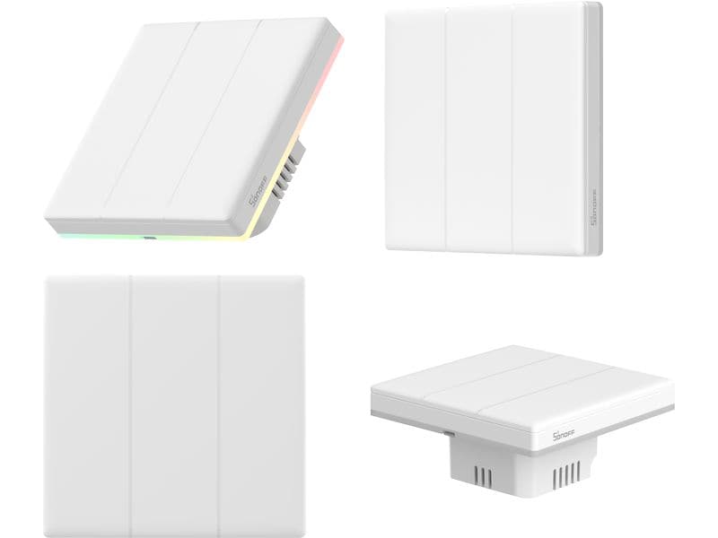 SONOFF WiFi-Lichtschalt T5-2C-86 3-fach 230 V 15 A 1200 W