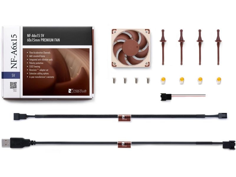 Noctua PC-Lüfter NF-A6x15 5V