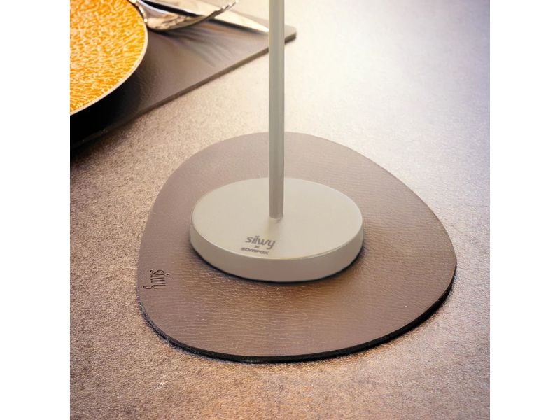 Silwy Tischleuchte Magnet-Leuchte Monaco Sand inkl. Platzset