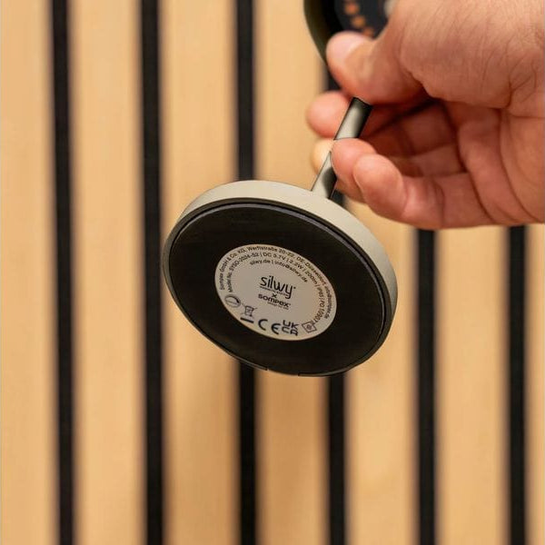 Silwy Tischleuchte Magnet-Leuchte Monaco Sand inkl. Platzset