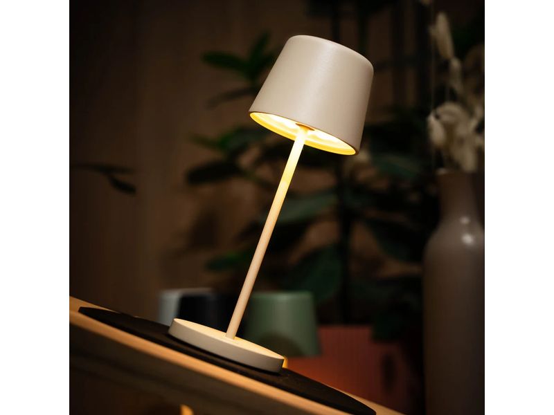 Silwy Tischleuchte Magnet-Leuchte Monaco Sand inkl. Platzset