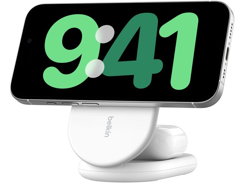 Belkin Wireless Charger Boostcharge klappbar Weiss inkl. Netzteil