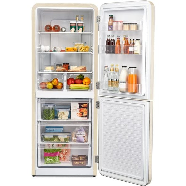 Trisa Kühl-Gefrierkombination Frescolino Classic Creme, Rechts